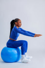 Load image into Gallery viewer, Mesh Blue Activewear 2 piece set