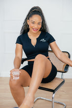 Load image into Gallery viewer, Ribbed shorts set