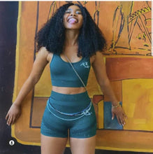 Load image into Gallery viewer, Emerald Bra & Shorts set