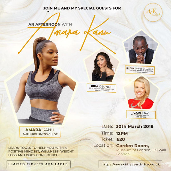 AN AFTERNOON WITH AMARA KANU (LONDON, MARCH 30TH, 2019)