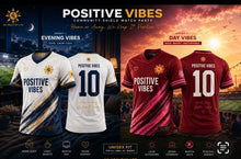 Load image into Gallery viewer, JERSEY POSITIVE VIBES Unisex White Drop 2
