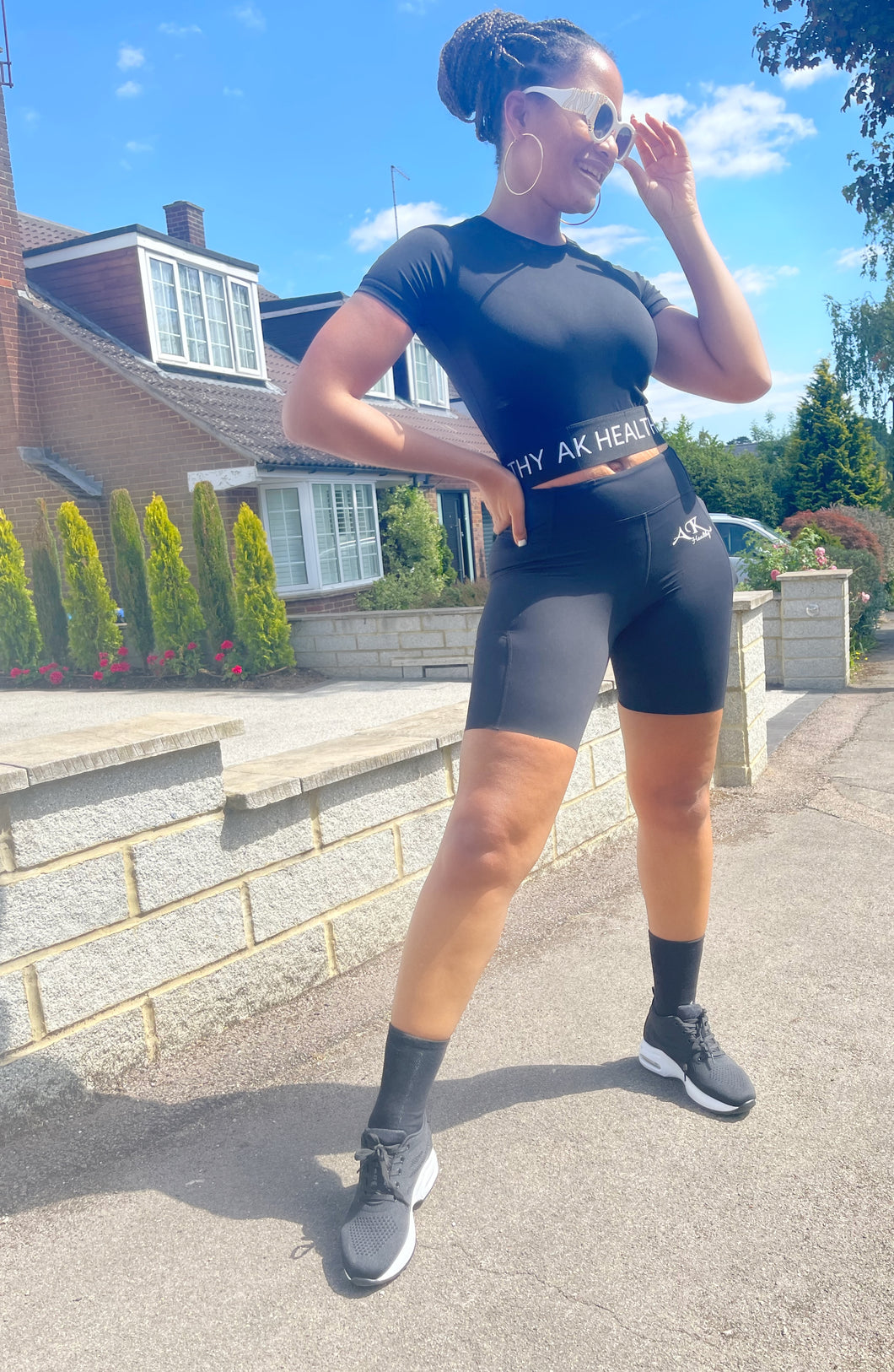 Biker Shorts with pocket set
